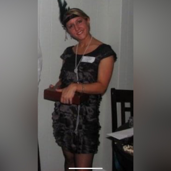 French Connection Silk Ruffle Dress - Picture 8 of 8